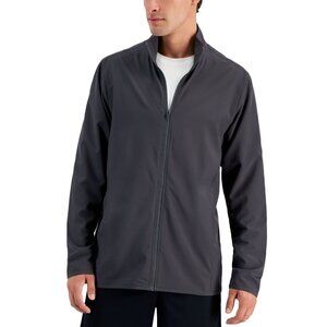 Ideology Men's Moisture-Wicking Full-Zip Jacket, Two-Tone Charcoal, Size M, NWOT